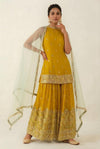 Sequins Detailed Sharara Set